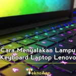 cara menyalakan lampu keyboard laptop lenovo
