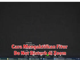 Cara Mengaktifkan Fitur Do Not Disturb di Zoom