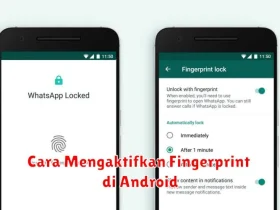 Cara Mengaktifkan Fingerprint di Android