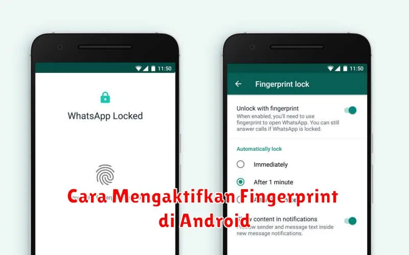 Cara Mengaktifkan Fingerprint di Android