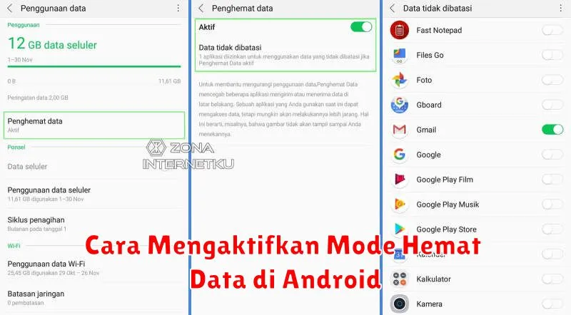 Cara Mengaktifkan Mode Hemat Data di Android