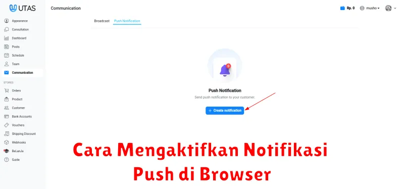 Cara Mengaktifkan Notifikasi Push di Browser