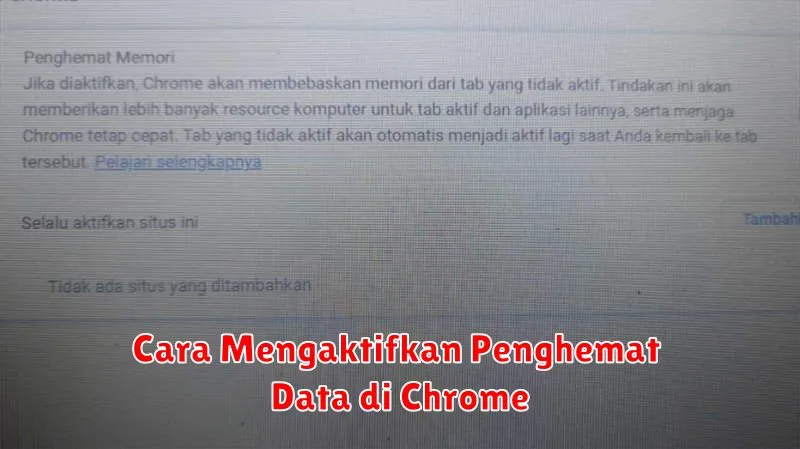 Cara Mengaktifkan Penghemat Data di Chrome