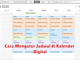 Cara Mengatur Jadwal di Kalender Digital