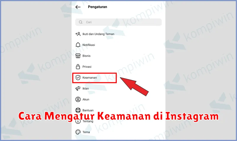 Cara Mengatur Keamanan di Instagram