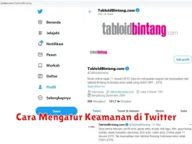 Cara Mengatur Keamanan di Twitter