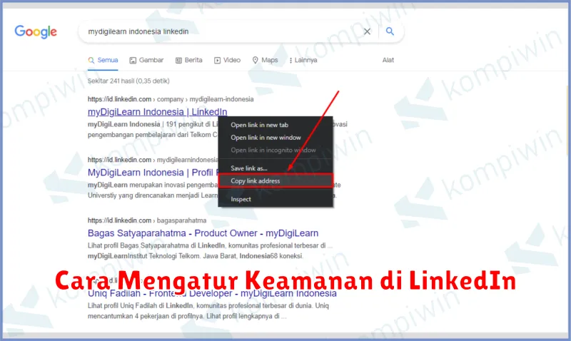 Cara Mengatur Keamanan di LinkedIn