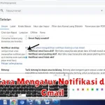 Cara Mengatur Notifikasi di Gmail