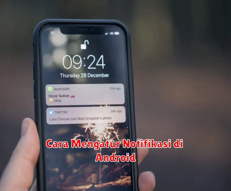 Cara Mengatur Notifikasi di Android