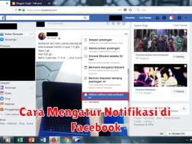 Cara Mengatur Notifikasi di Facebook