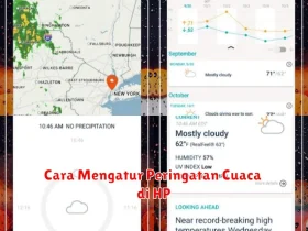 Cara Mengatur Peringatan Cuaca di HP