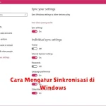 Cara Mengatur Sinkronisasi di Windows