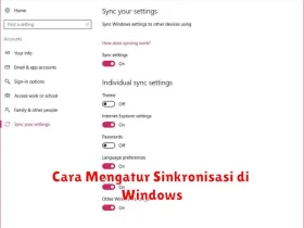 Cara Mengatur Sinkronisasi di Windows