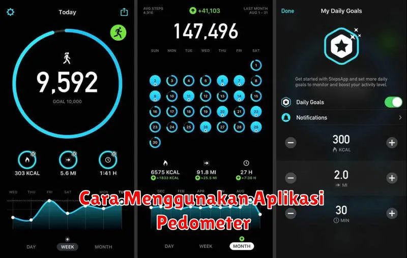 Cara Menggunakan Aplikasi Pedometer