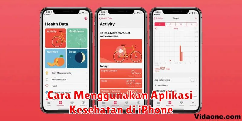 Cara Menggunakan Aplikasi Kesehatan di iPhone