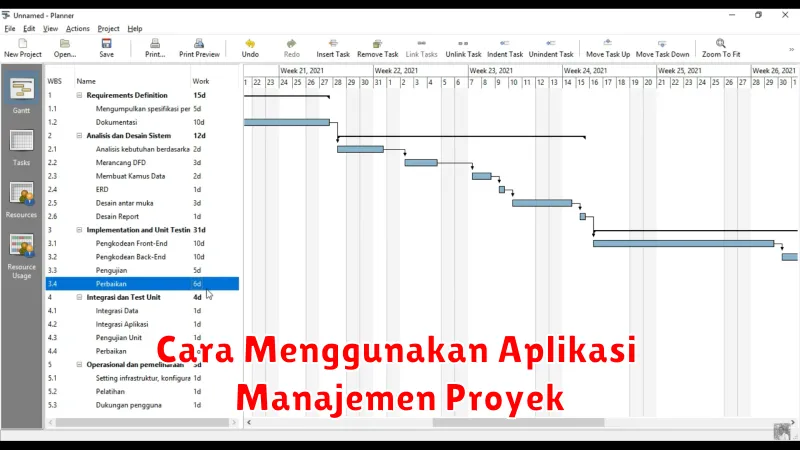 Cara Menggunakan Aplikasi Manajemen Proyek