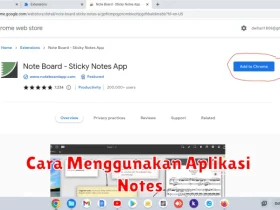 Cara Menggunakan Aplikasi Notes