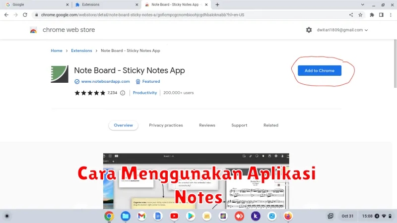 Cara Menggunakan Aplikasi Notes