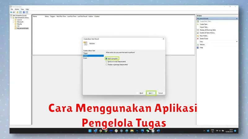 Cara Menggunakan Aplikasi Pengelola Tugas