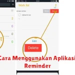 Cara Menggunakan Aplikasi Reminder