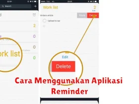 Cara Menggunakan Aplikasi Reminder