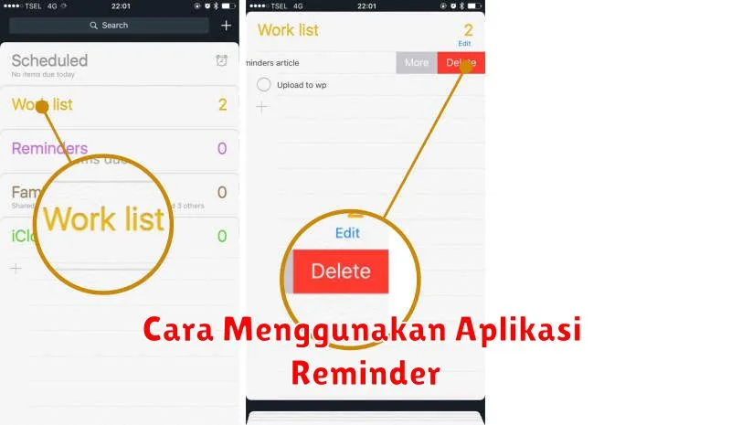 Cara Menggunakan Aplikasi Reminder