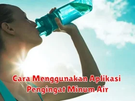 Cara Menggunakan Aplikasi Pengingat Minum Air