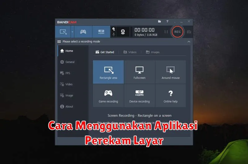 Cara Menggunakan Aplikasi Perekam Layar