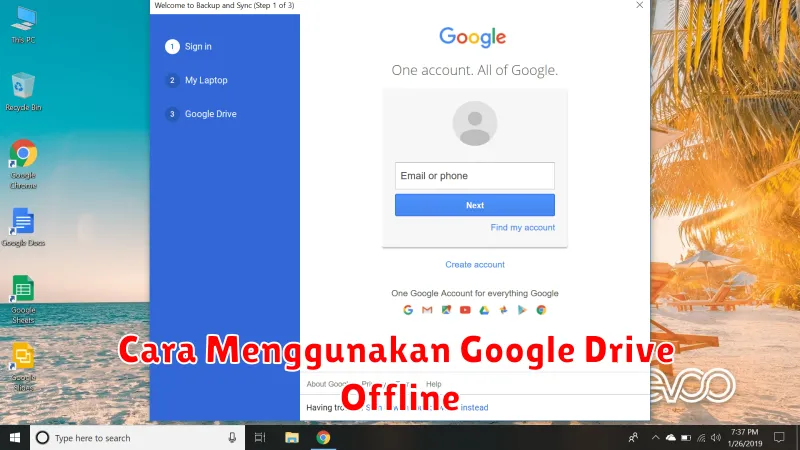 Cara Menggunakan Google Drive Offline