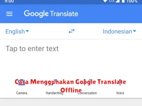 Cara Menggunakan Google Translate Offline