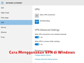 Cara Menggunakan VPN di Windows
