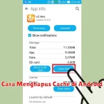 Cara Menghapus Cache di Android