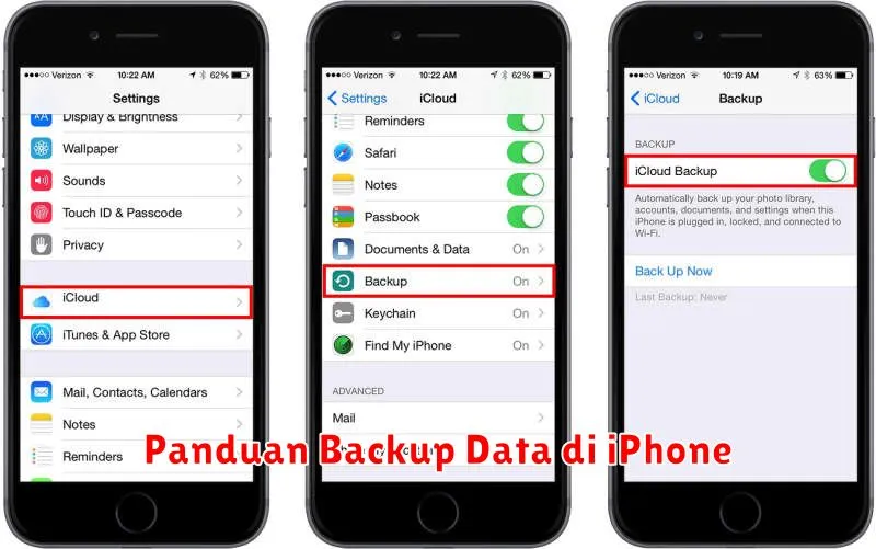 Panduan Backup Data di iPhone