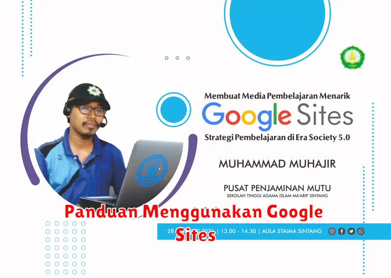 Panduan Menggunakan Google Sites