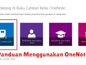 Panduan Menggunakan OneNote