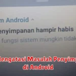 Tips Mengatasi Masalah Penyimpanan di Android