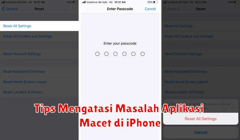 Tips Mengatasi Masalah Aplikasi Macet di iPhone