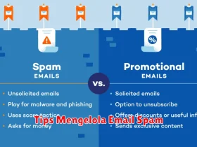 Tips Mengelola Email Spam